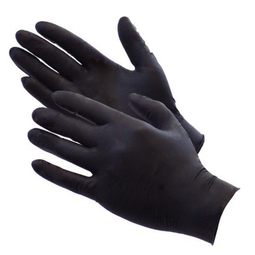 Nitrile Black Gloves 100 Box