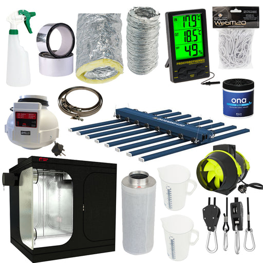 grow tent accessories Platinum 2.4 x 1.2 x 2.0 Grow Kit — Riviera Horticulture