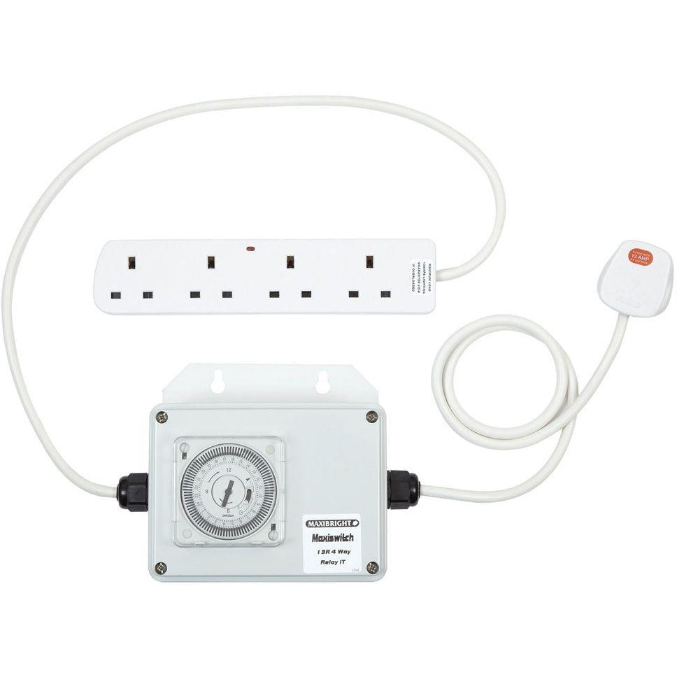 Maxibright 13a 4 Way Timer — Riviera Horticulture